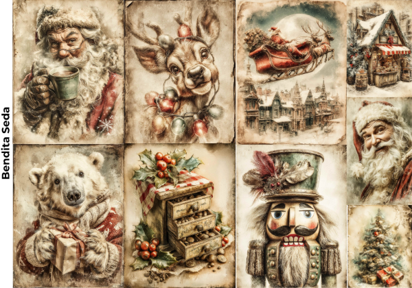 Producto - Bendita Seda 003 Navidad Vintage