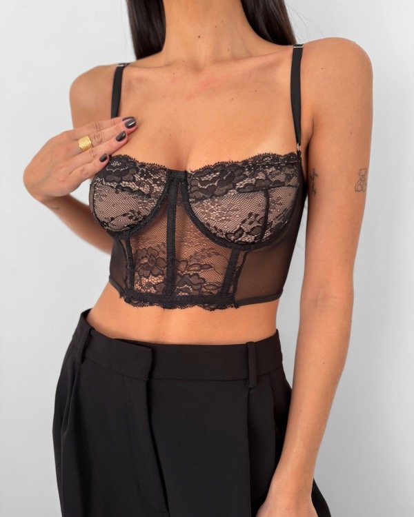Producto - Bustier Runa Negro