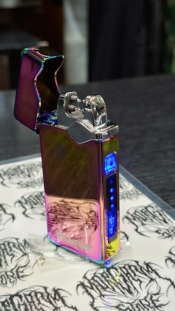 Producto - Encendedor 3 Rayos Plasma Analógico Tornasolado - 0