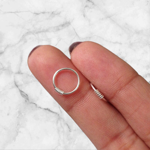 Producto - Piercing/ Argolla giro 1cm PL 300098