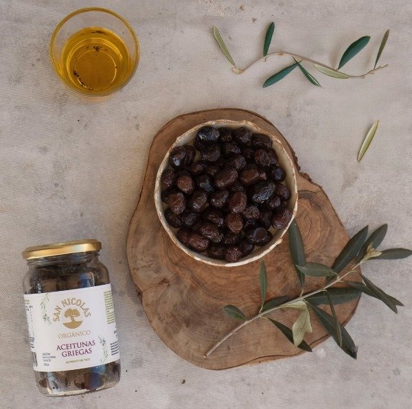 Producto - Aceitunas Griegas Orgánicas - San Nicolás