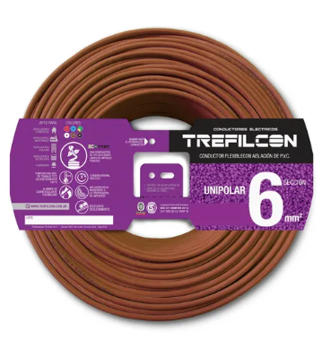 Producto - CABLE UNIPOLAR 6MM MARRON TREFILCON