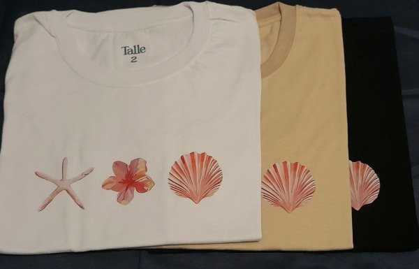 Producto - Remera estampada caracoles - 1