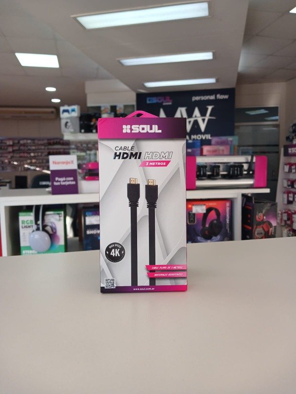 Producto - Cable HDMI High Speed HDTV PVC Soul HDMI-P0