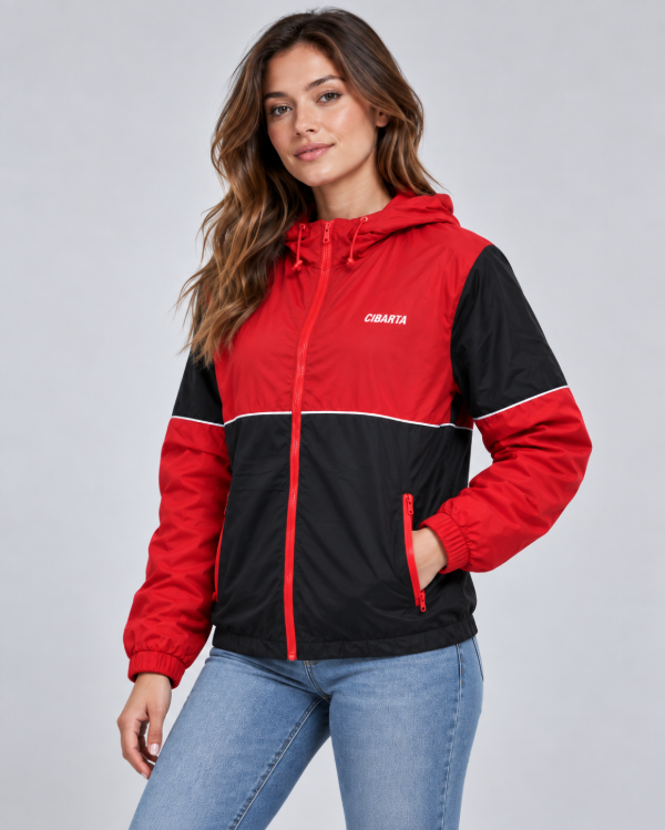 Producto - ROMPEVIENTO VINTAGE II SPORT Bordo y Negro - 2