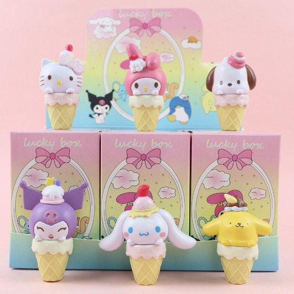 Producto - BLIND Box. SANRIO Mini Ice Cream - 7cm (Por unidad)