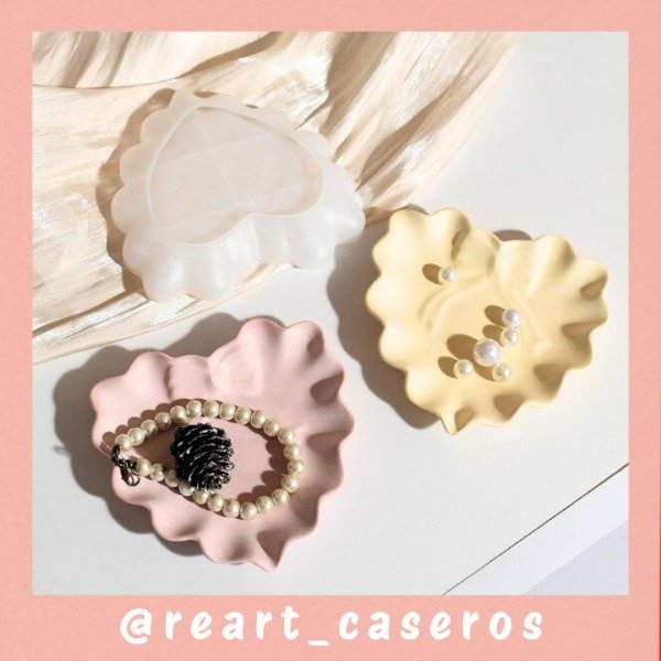 Producto - Molde Plato Corazón con Ondas y Moño