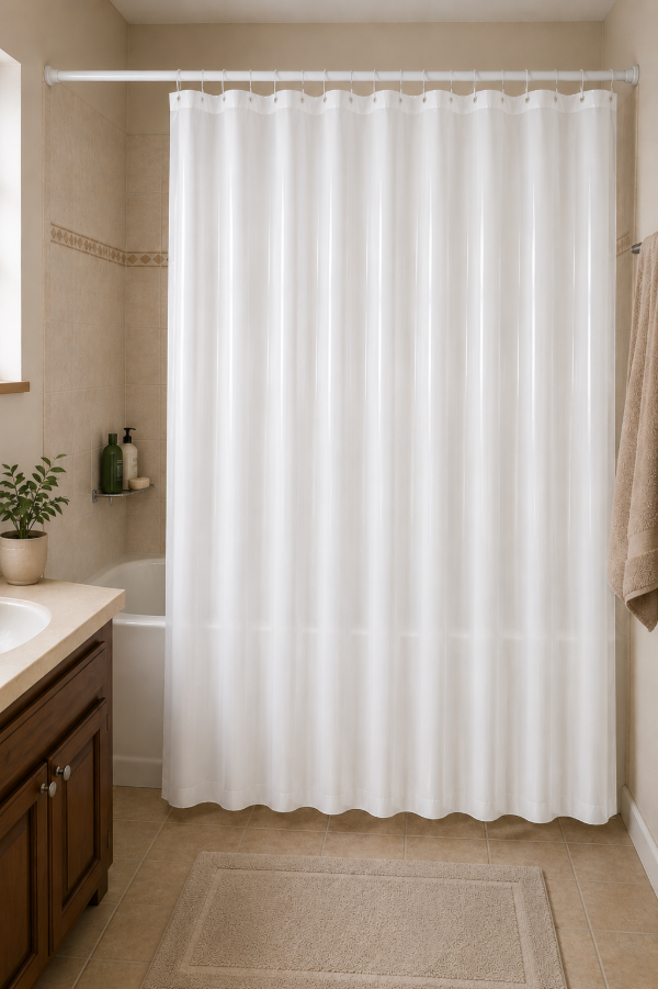 Producto - Protector de cortina y ganchos