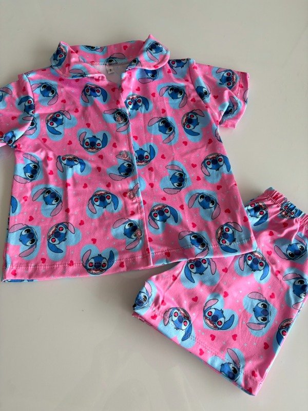 Producto - Camisero stitch rosa kids