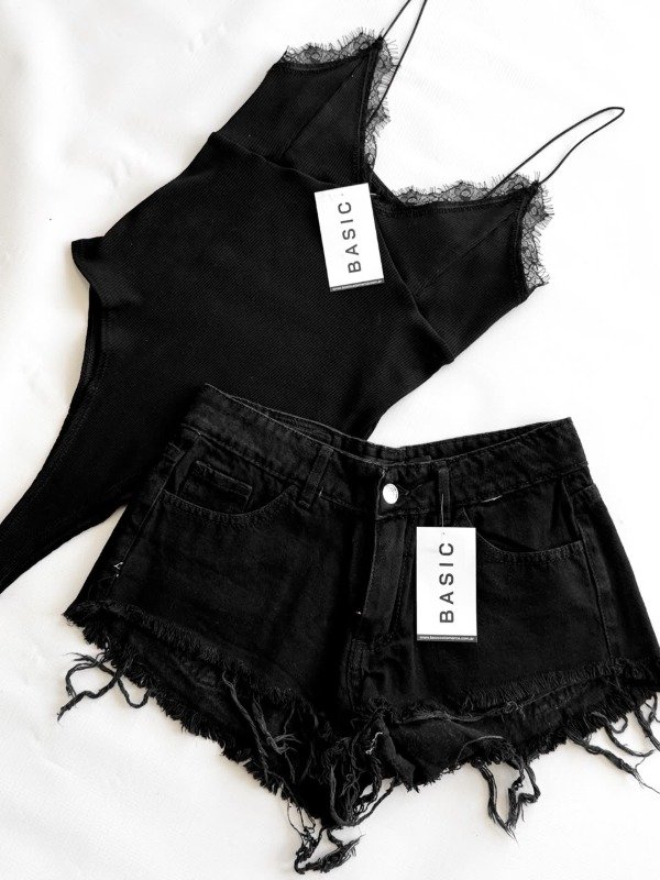Producto - Short Alice tiro bajo negro TALLE 36 - 1