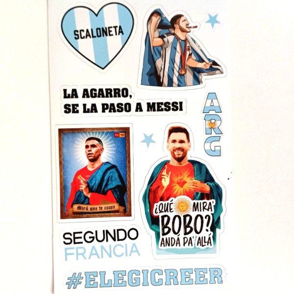 Producto - Plancha de Stickers Scaloneta 2