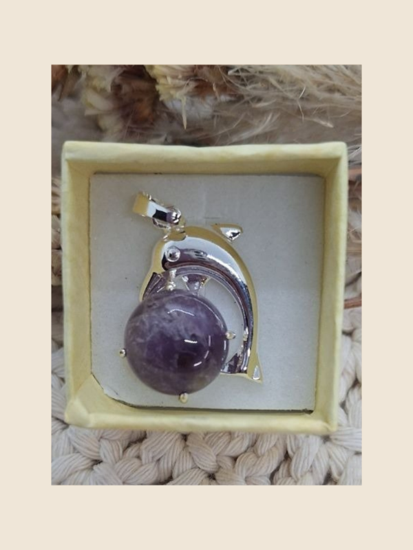 Producto - Dije Delfín amatista