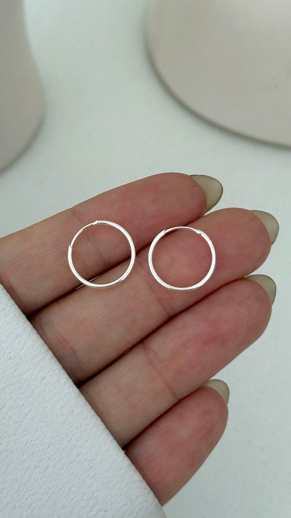 Producto - Argollas finas 1,4cm P925