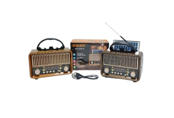 Producto - Radio AM / FM Vintage con Panel Solar md 1232bt