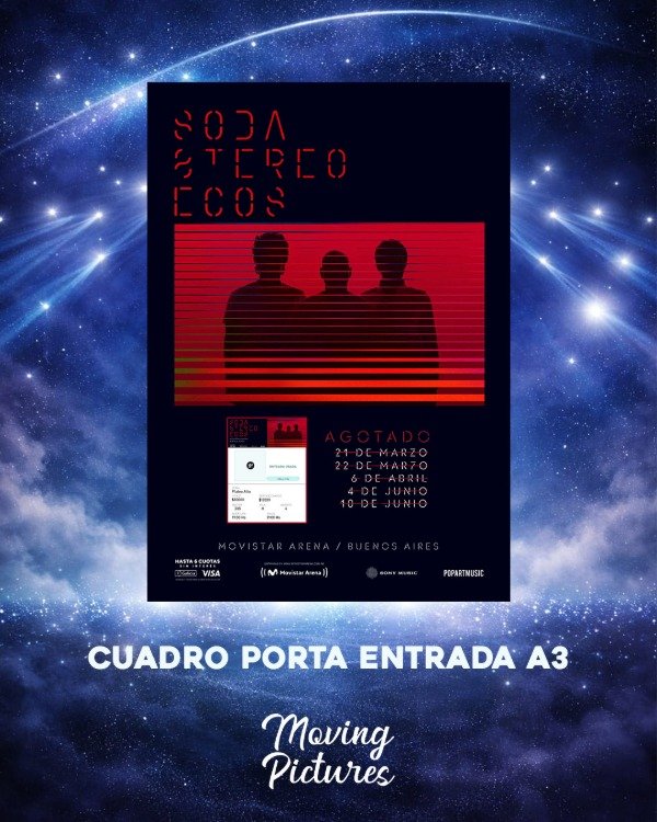 Producto - Cuadro Porta Entrada Soda Stereo Ecos 2026