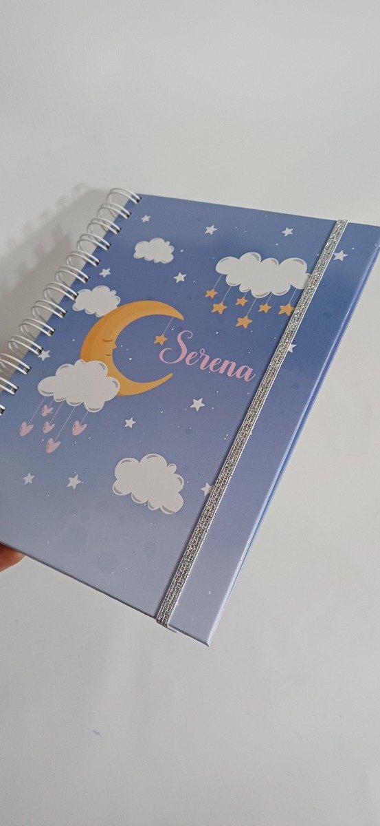 Producto - Cuaderno Pediatrico Luna y estrellas - 1