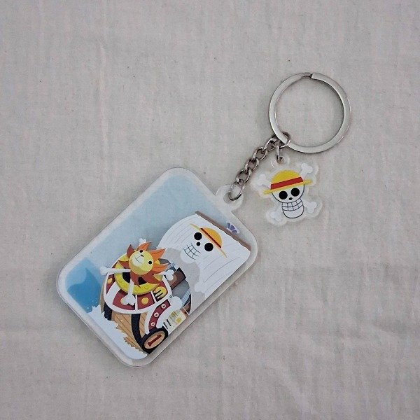 Producto - Sunny go + logo mugiwara - Llavero