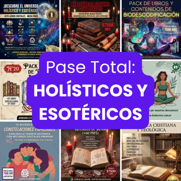 Producto - Pase Total: Libros holísticos y esotéricos (9 en 1)