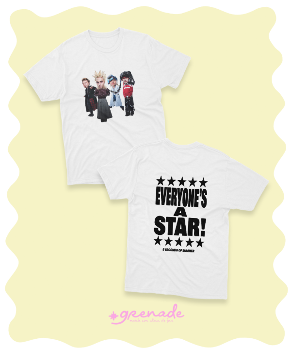 Producto - Remera "Everyone's a star-band"