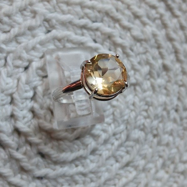 Producto - Anillo citrino talle 18