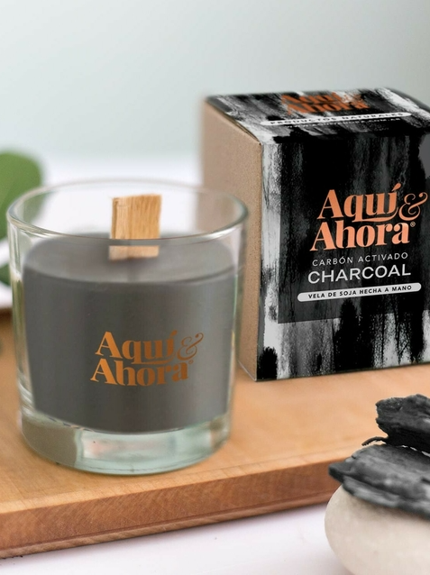 Producto - Vela de soja EDICION LIMITADA carbon activado