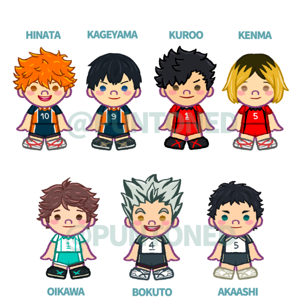 Producto - Llaveros de HAIKYUU!!