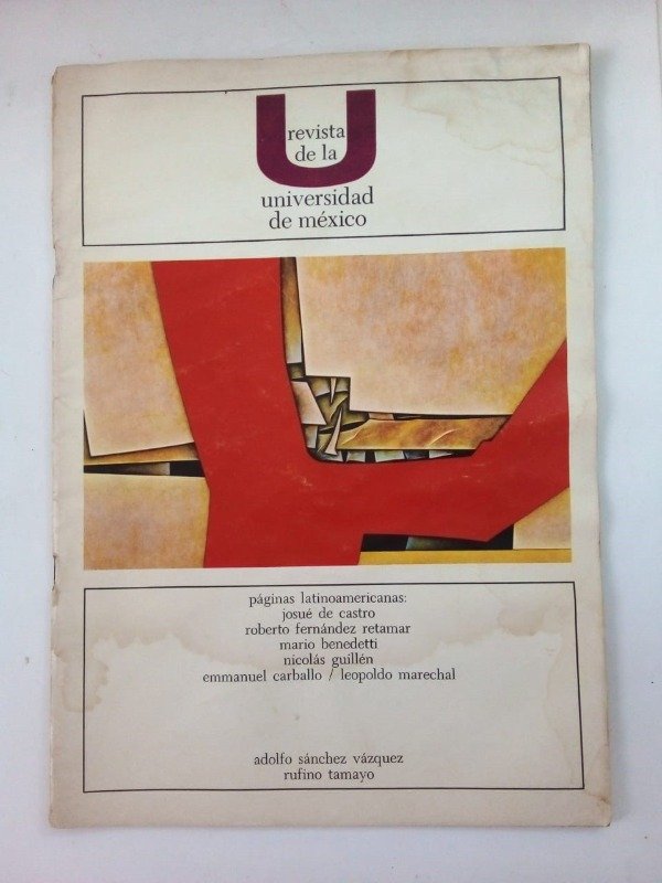 Producto - Revista de la Universidad de México #8 - Abril 1967 - Marechal Carballo Tamayo