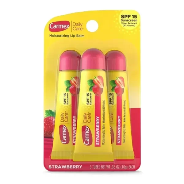 Producto - Carmex - Tubo Frutilla FPS 15 x3