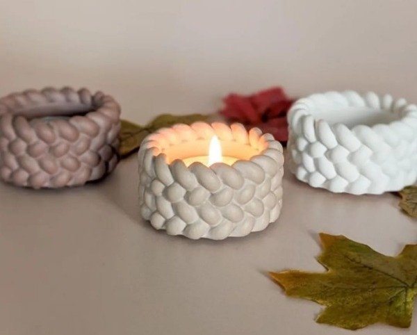 Producto - PORTA VELA TRENZADA 31101