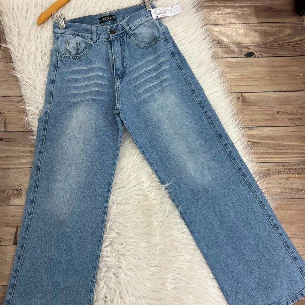 Producto - 671 - JEAN WIDE LEG CELESTE LOCALIZADO
