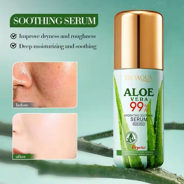 Producto - Serum Aloe Vera Organico Hidratante Calmante Reparador 40ml - Bioaqua