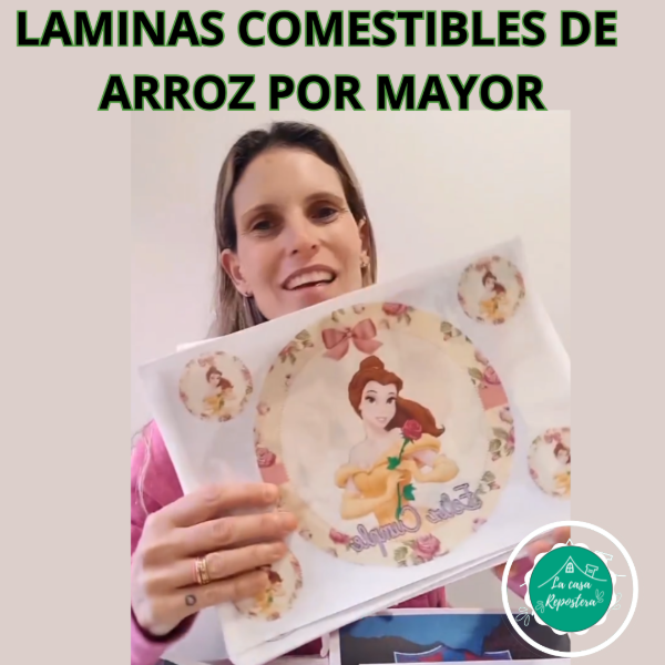 Producto - LAMINA COMESTIBLE DE ARROZ POR MAYOR