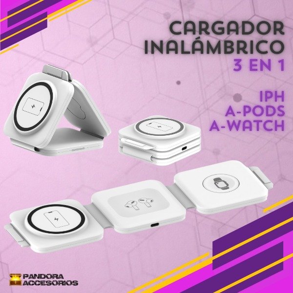 Producto - Cargador Inalámbrico 3 en 1