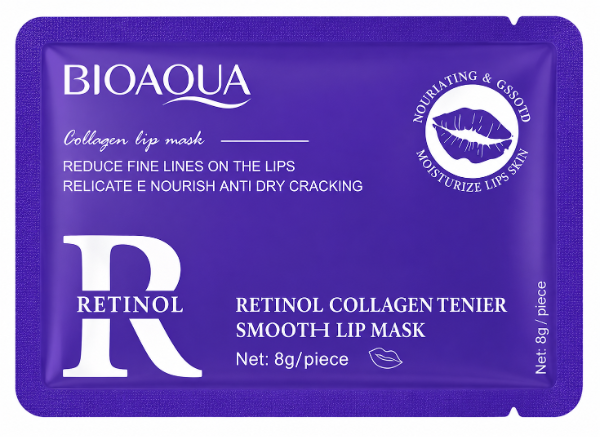 Producto - Parche para Labios Bioaqua Retinol y Colágeno 8g - 0