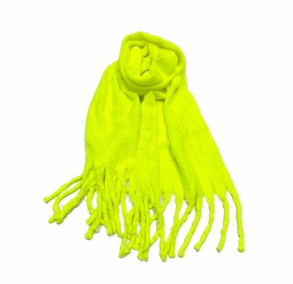 Producto - Bufanda nube amarillo neón