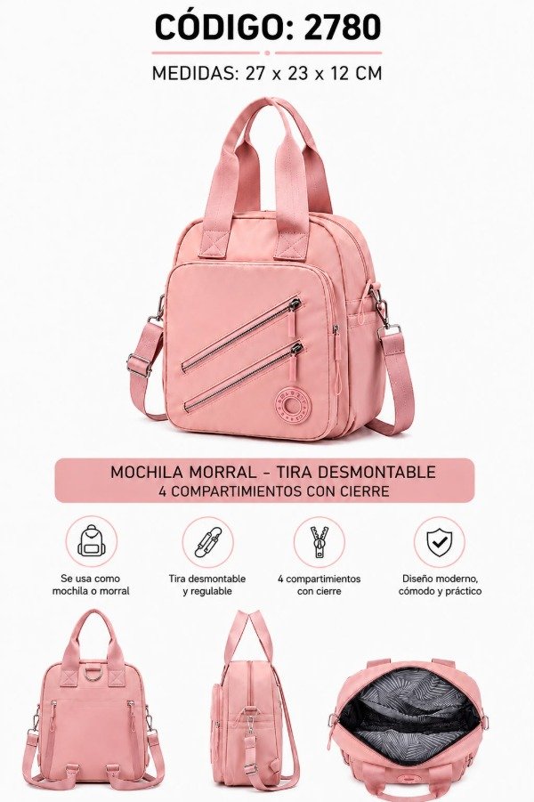 Producto - MOCHILA MORRAL 2780 - 4