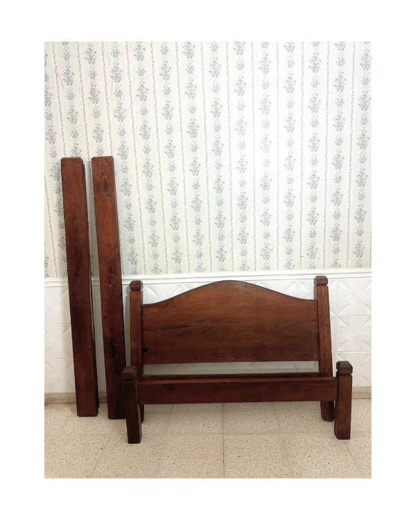 Producto - Cama de algarrobo de 2 plazas