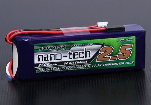 Producto - Turnigy nano-tech 2500mAh 3S1P 5-10C Transmitter Lipo Pack
