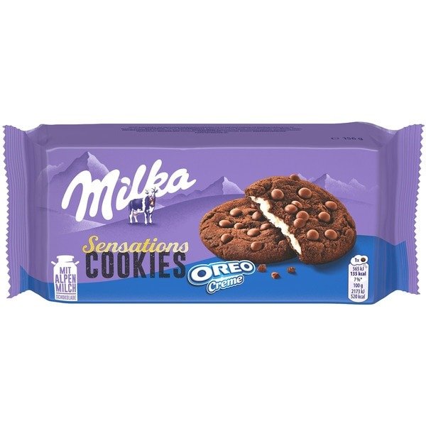 Producto - Milka Cookies Oreo 156gr