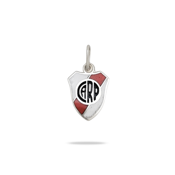 Producto - Dije Escudo River Plate Plata 925 Mediano Esmaltado CARP - 0