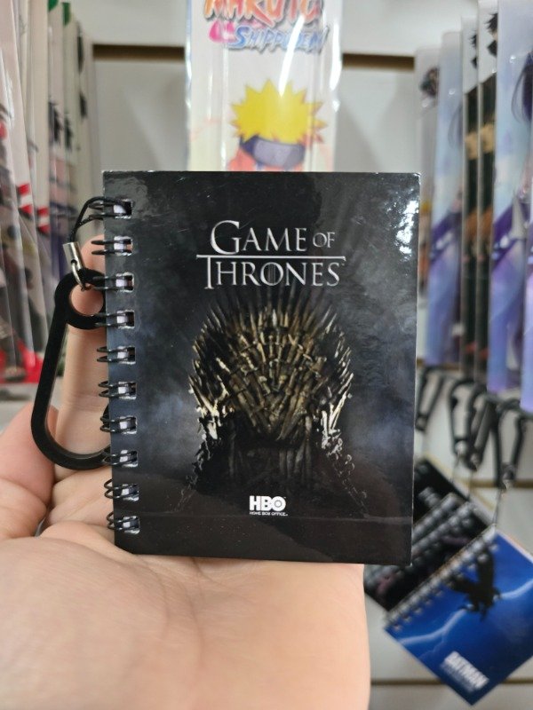 Producto - Llavero Mini cuaderno GoT Oficial
