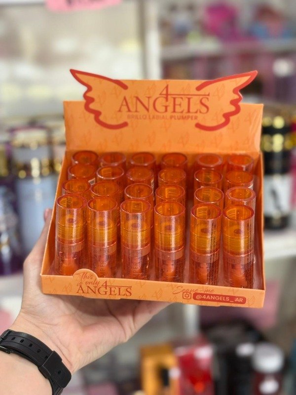 Producto - CAJA DE 24U LABIAL VOLUMINIZADOR 4 ANGELS