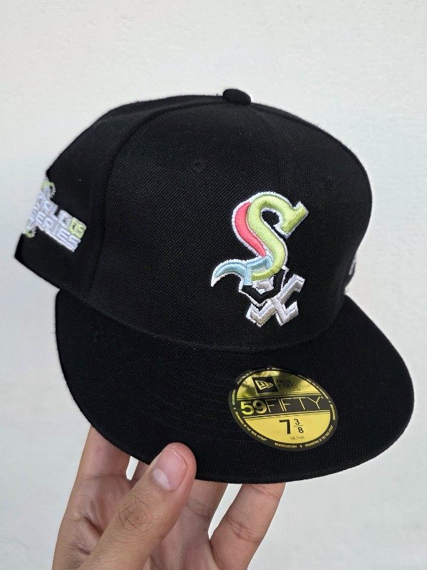 Chicago White Sox tricolor World Series 05 New Era 59fifty talla 7 3/8 blanca