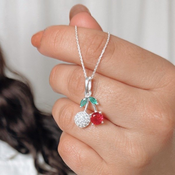 Producto - Dije Cereza Plata 925