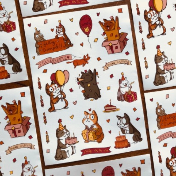 Producto - Gatitos cumpleaños