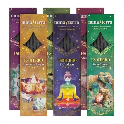 Producto - Sahumerios Esotérico Nuna Terra x8u