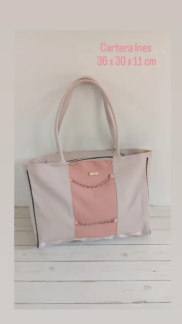 Producto - CARTERA INES ROSA NUDE