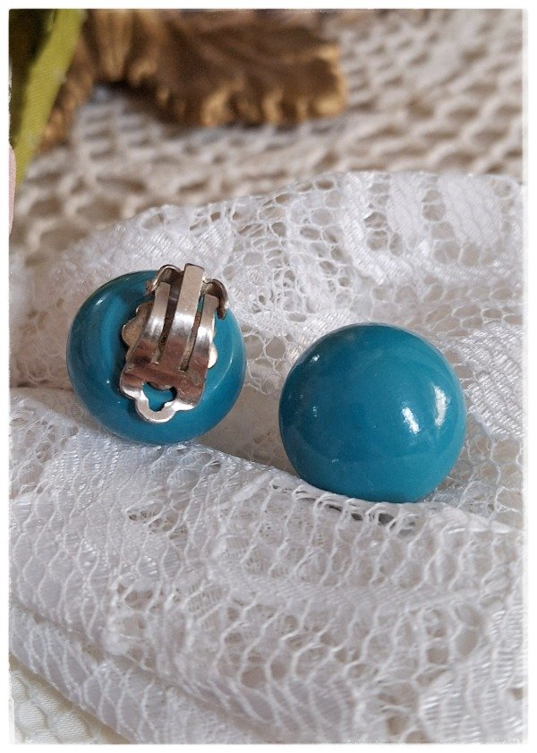 Producto - Aros redondos Turquesa