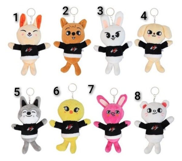 Producto - Peluches Colgantes Stray Kids - Kpop - Skzoo 15cm