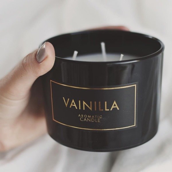 Producto - Vela negra Vainilla